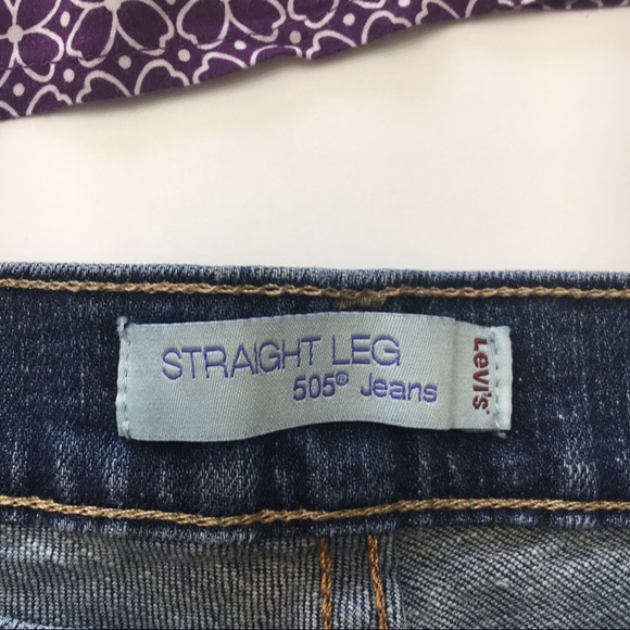 Levi’s 505 Straight Leg Jeans, sz 16 - Picture 2 of 7